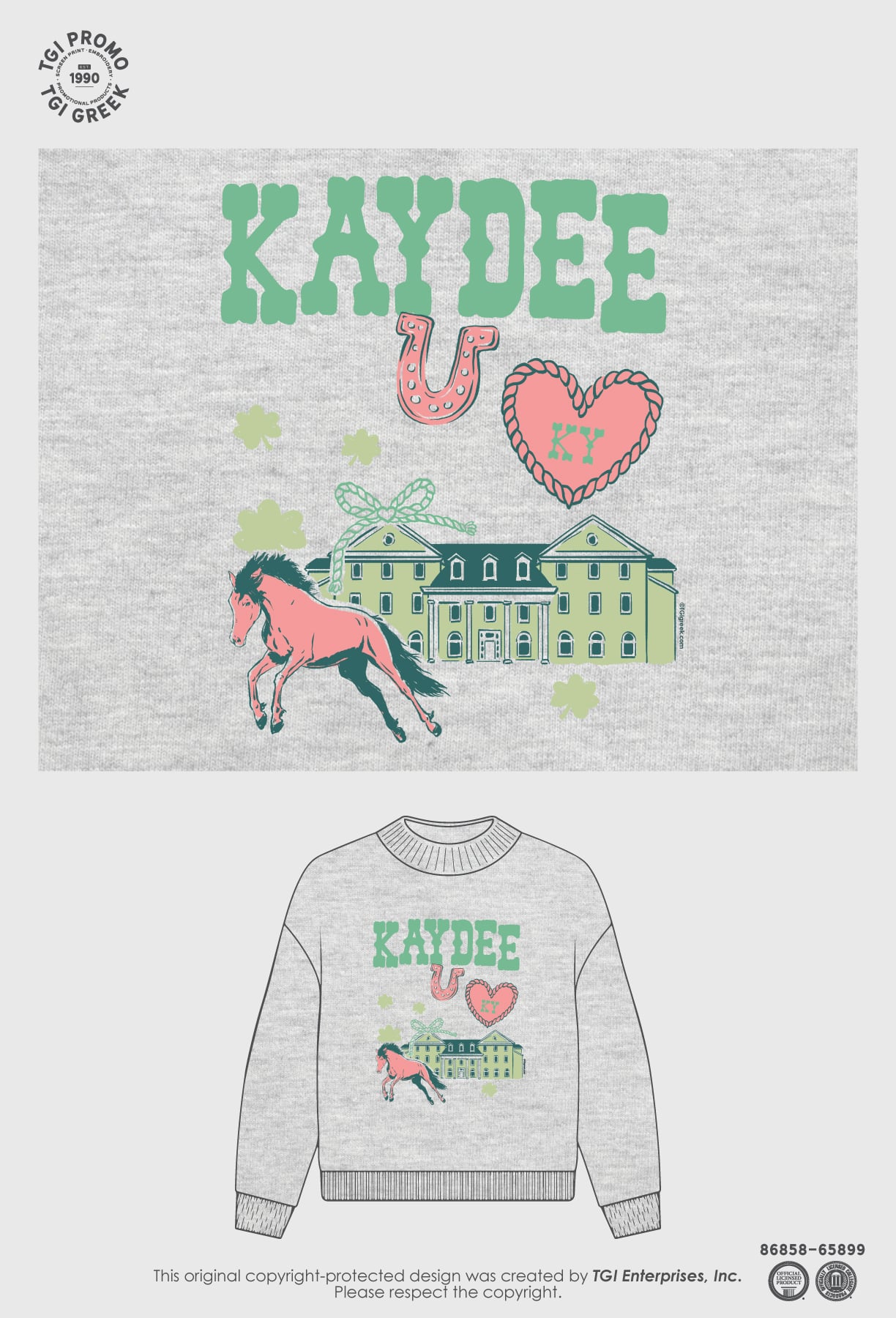 Kappa Delta – UKY Mock Necks