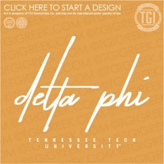Delta Phi Epsilon-TTU Recruitment Tee