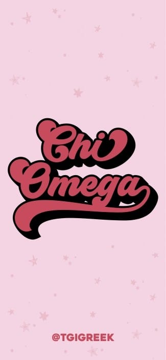 Chi Omega – groovy stars