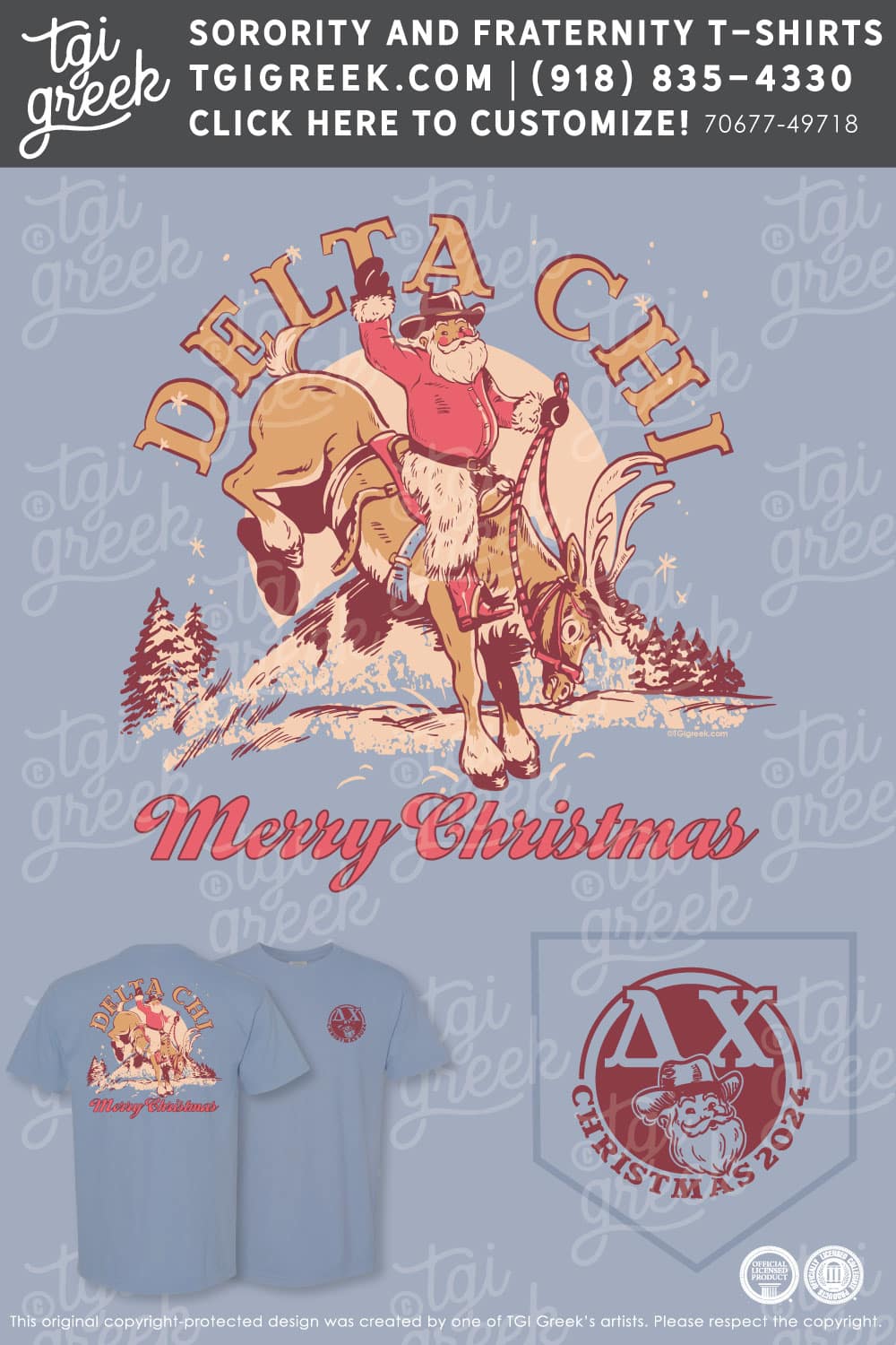 TGI – Delta Chi – Cowboy Santa