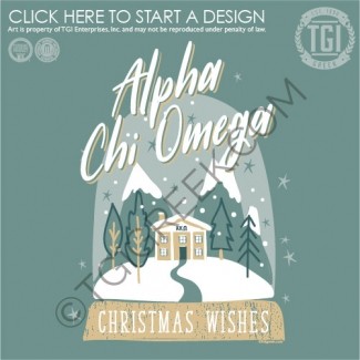 TGI- Alpha Chi Omega Christmas Globe