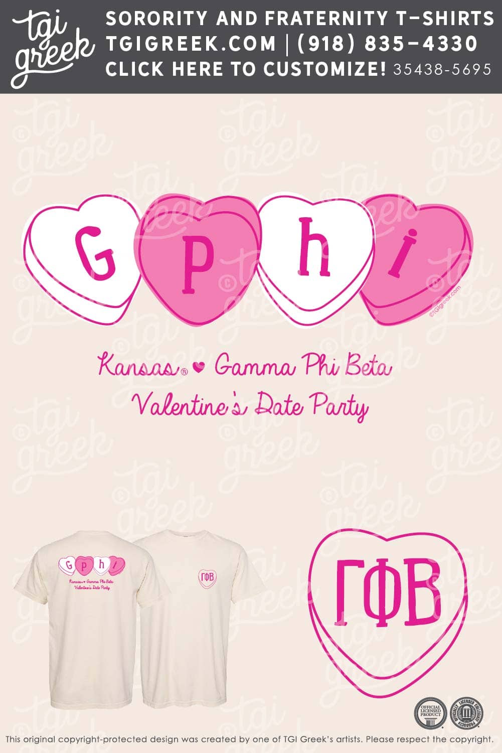 Gamma Phi Beta – KU Valentine Date Party