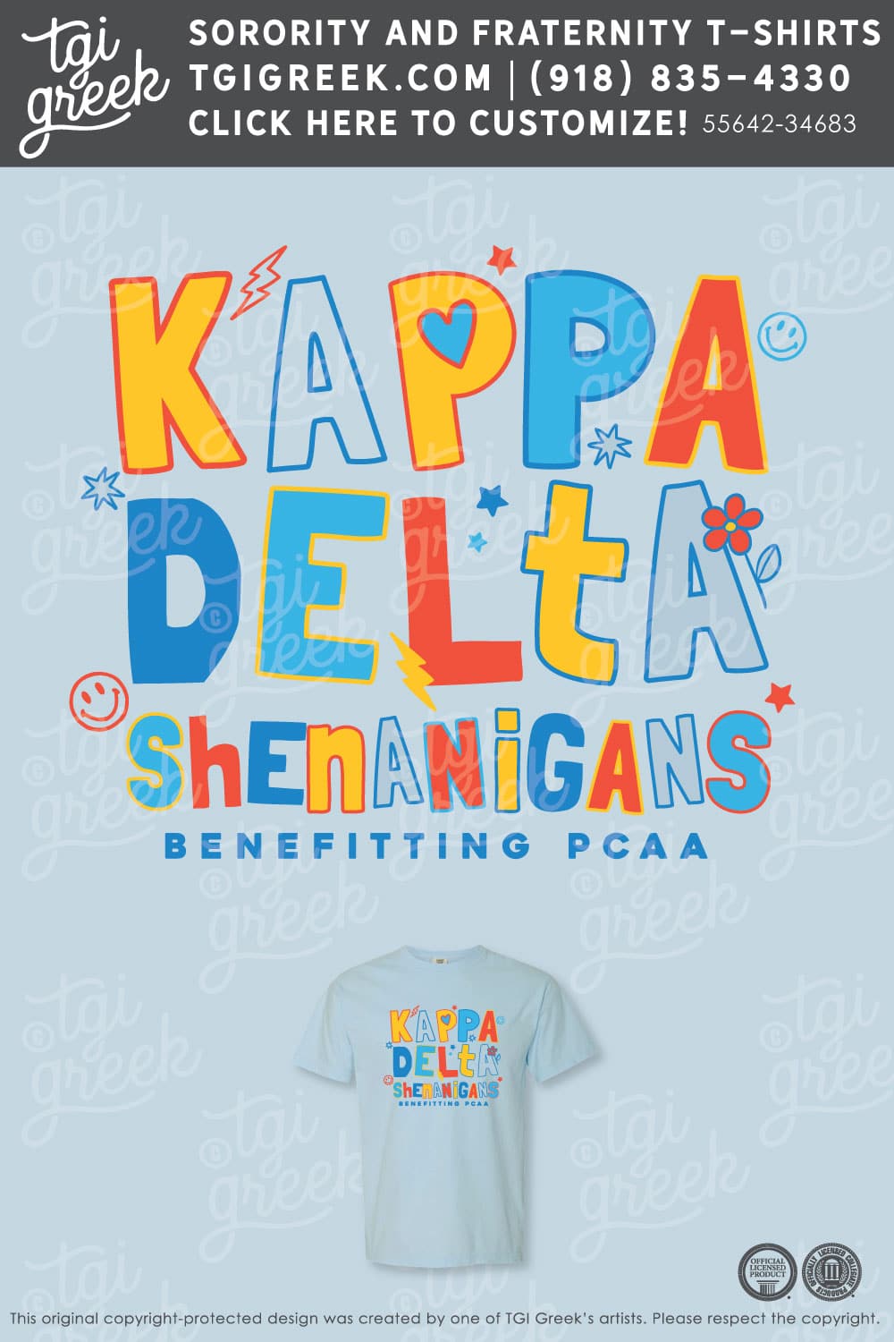 Kappa Delta – WKUK Shenanigans – Light Blue