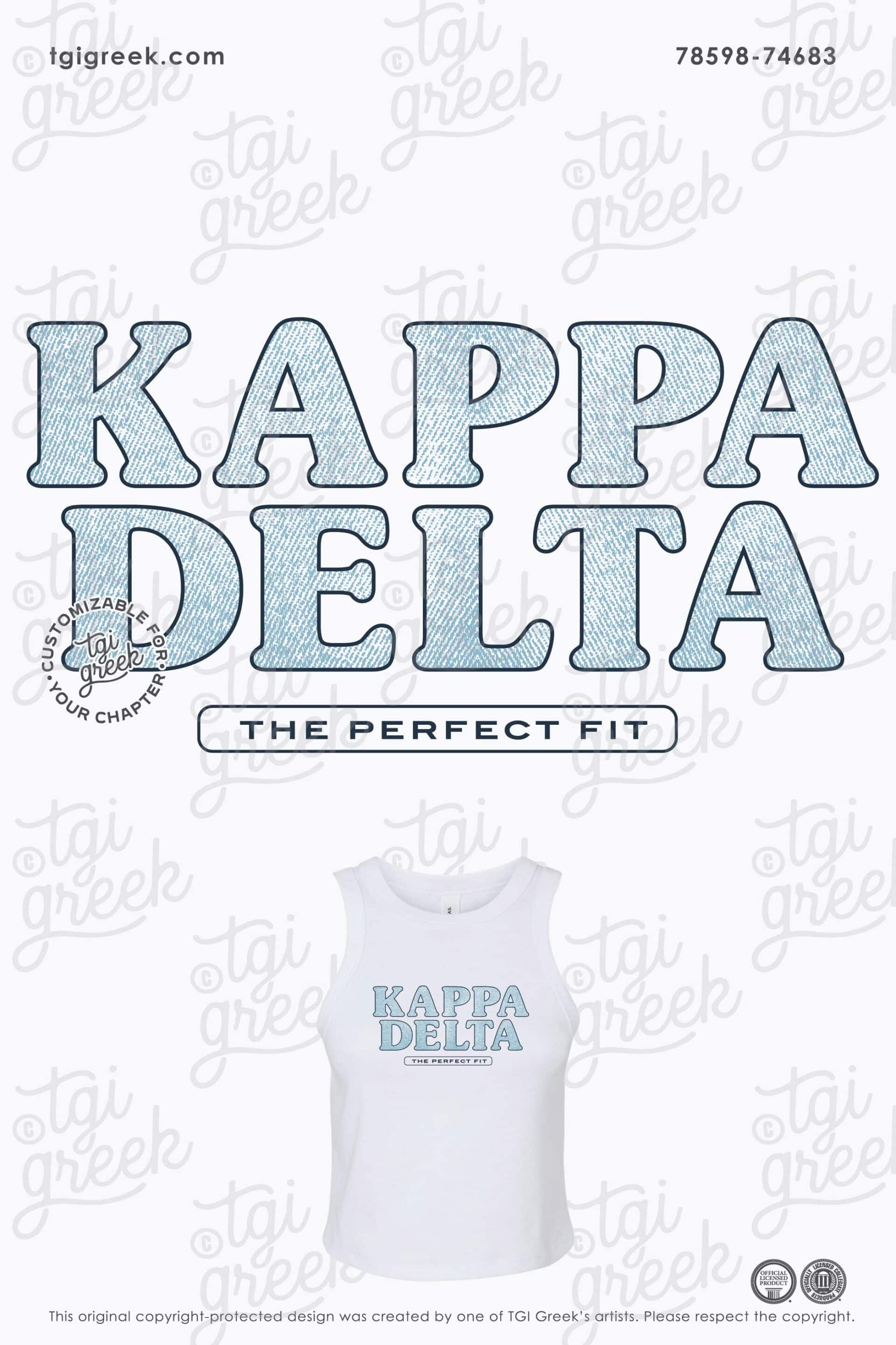 Kappa Delta – MIZZ Work Week Tank