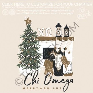 Chi Omega – whimsical Fireplace