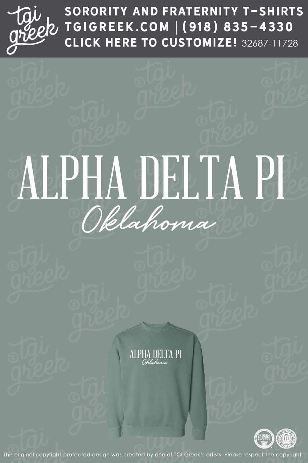 Alpha Delta Pi – UCO Sweatshirt