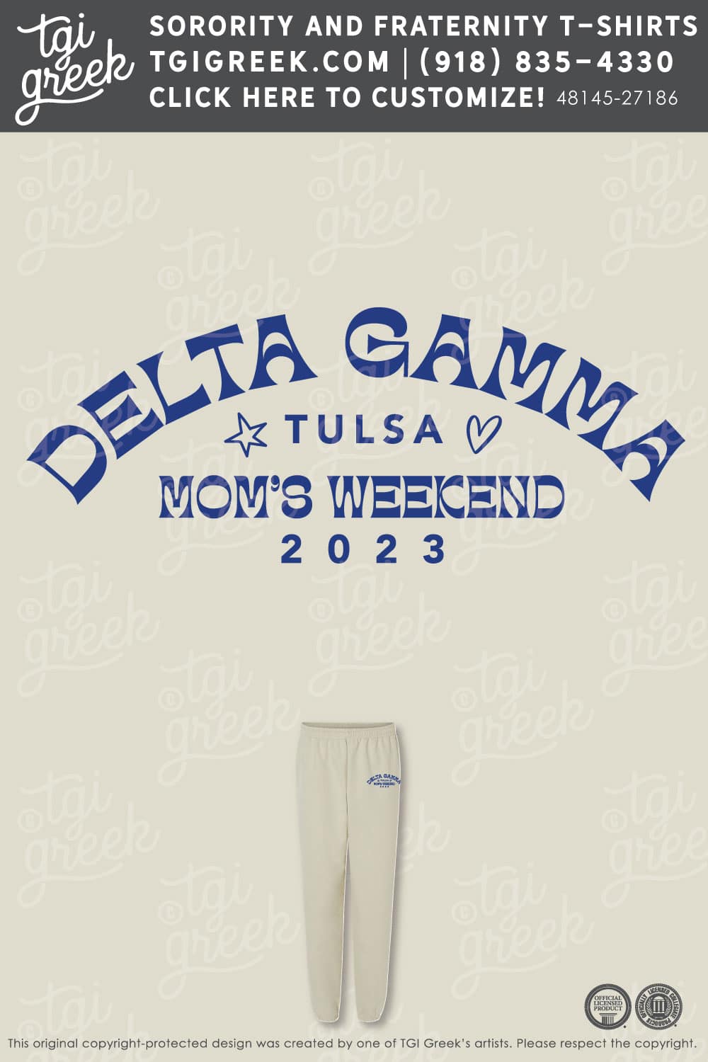 Delta Gamma – TU PR Sweatpants