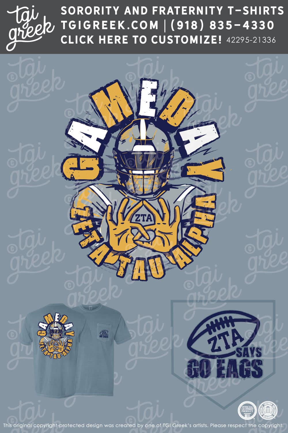 Zeta Tau Alpha – GSU Game Day Tees
