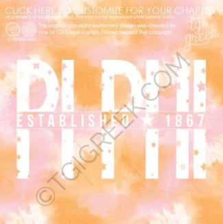 Pi Beta Phi – ILLUC tie Dye Sweatshirt
