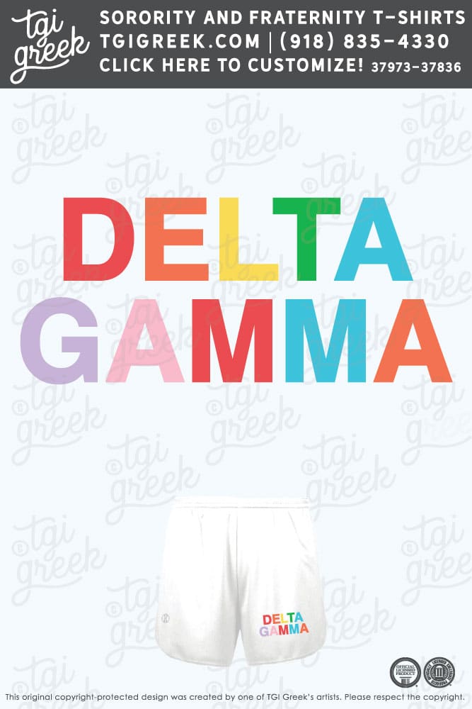 Delta Gamma-  Uni of OK PR Shorts