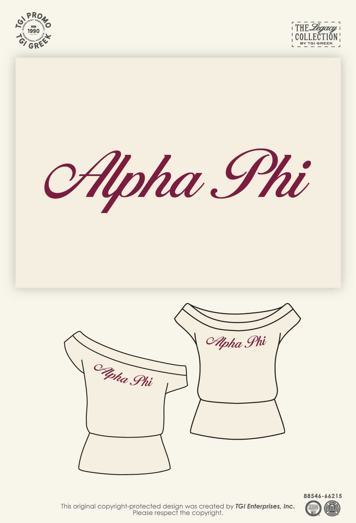 Alpha Phi – TGI Greek New Stock
