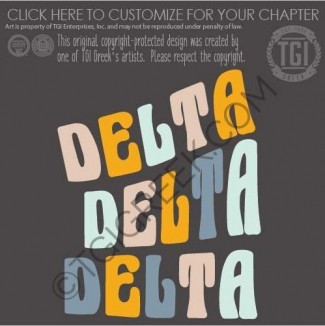 Delta Delta Delta – colorful PR