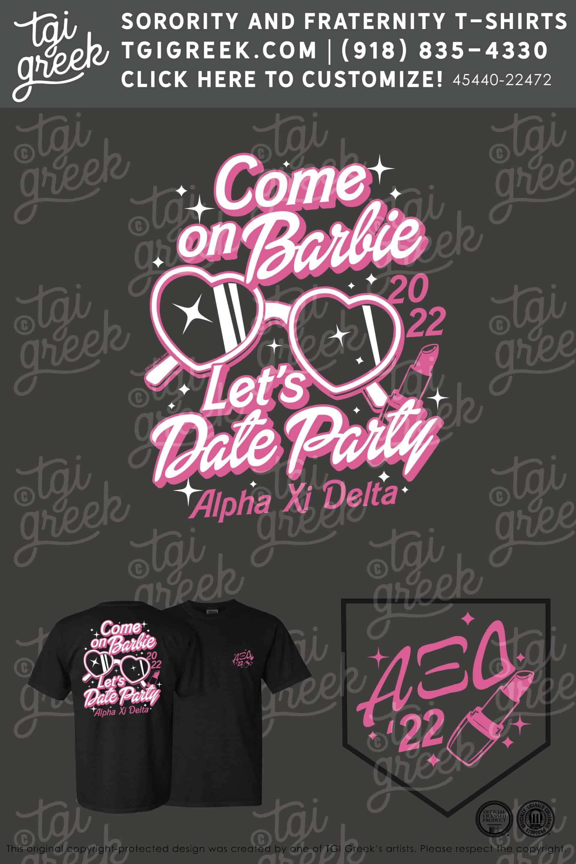 TGI – Alpha Xi Delta Come On Barbie
