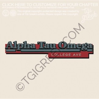 Alpha Tau Omega – OU pr Shirt