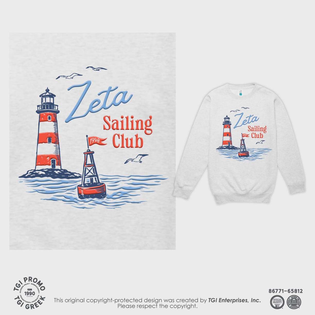 Zeta Tau Alpha – AUB PR Sweatshirt