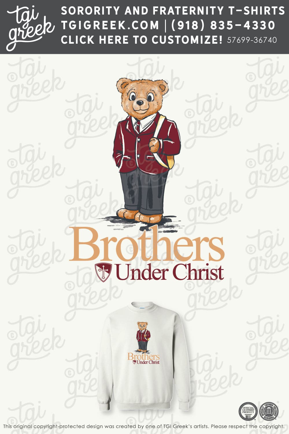 Beta Upsilon Chi – OU PR Crewneck