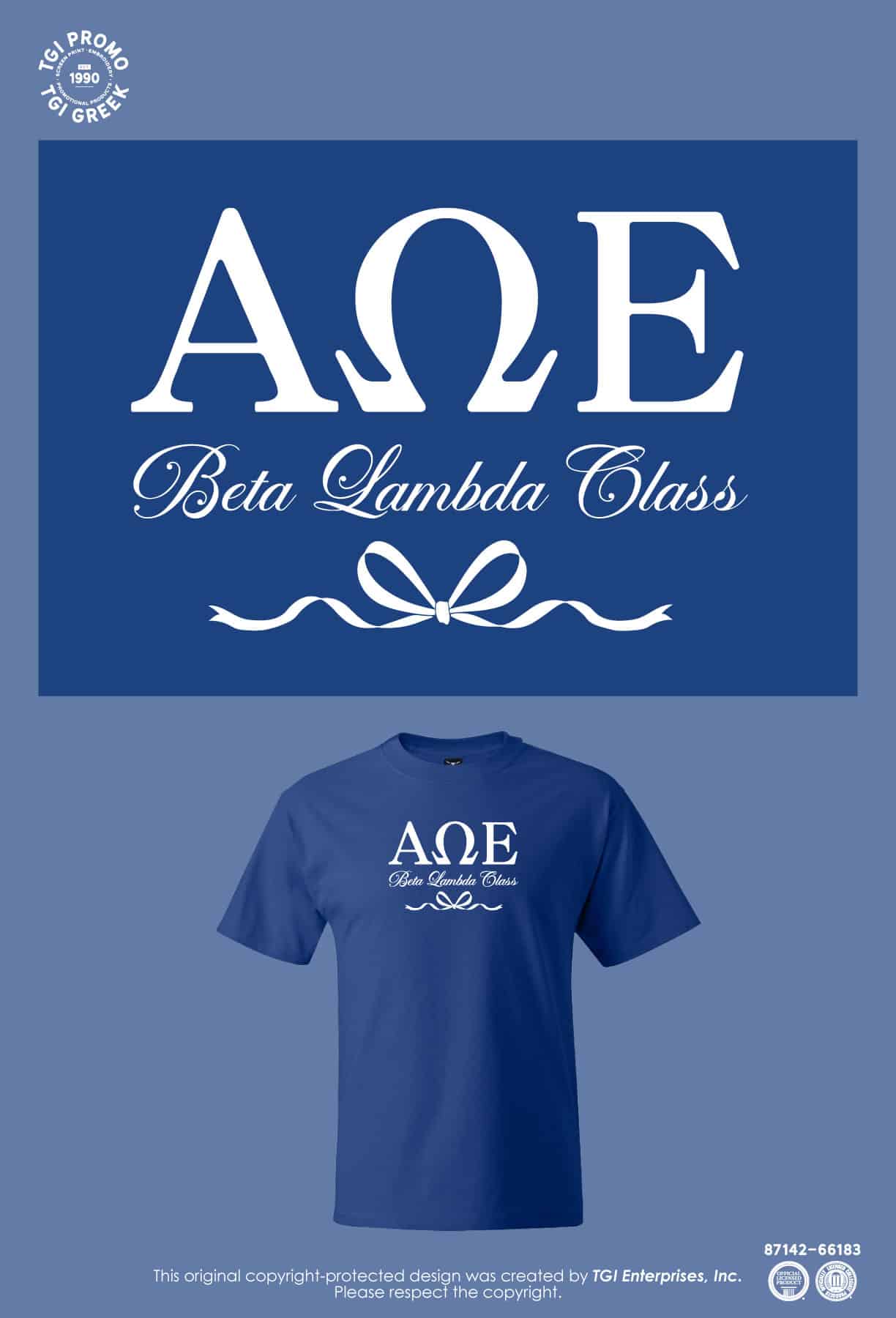 Alpha Omega Epsilon – TXTECH Class Shirt