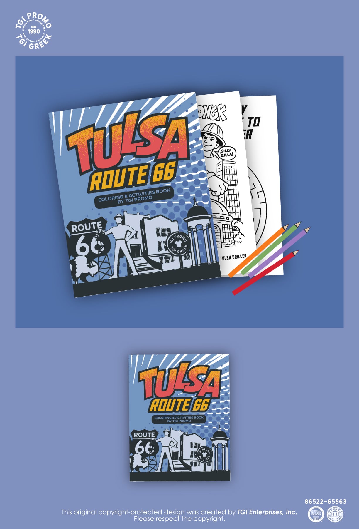 TGI Promo – Driller Series Coloring Book