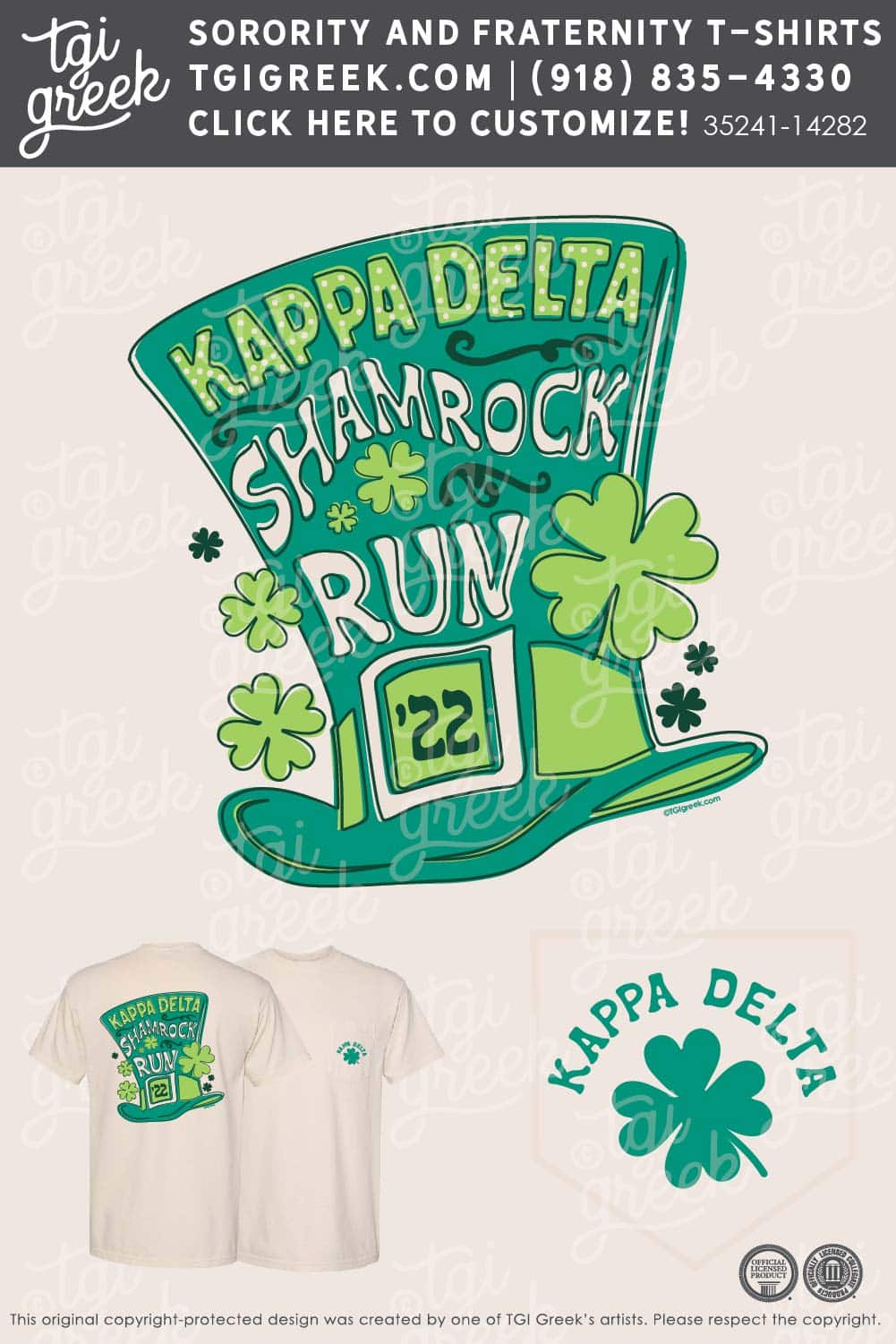 Kappa Delta – LATECH Shamrock PR Shirts