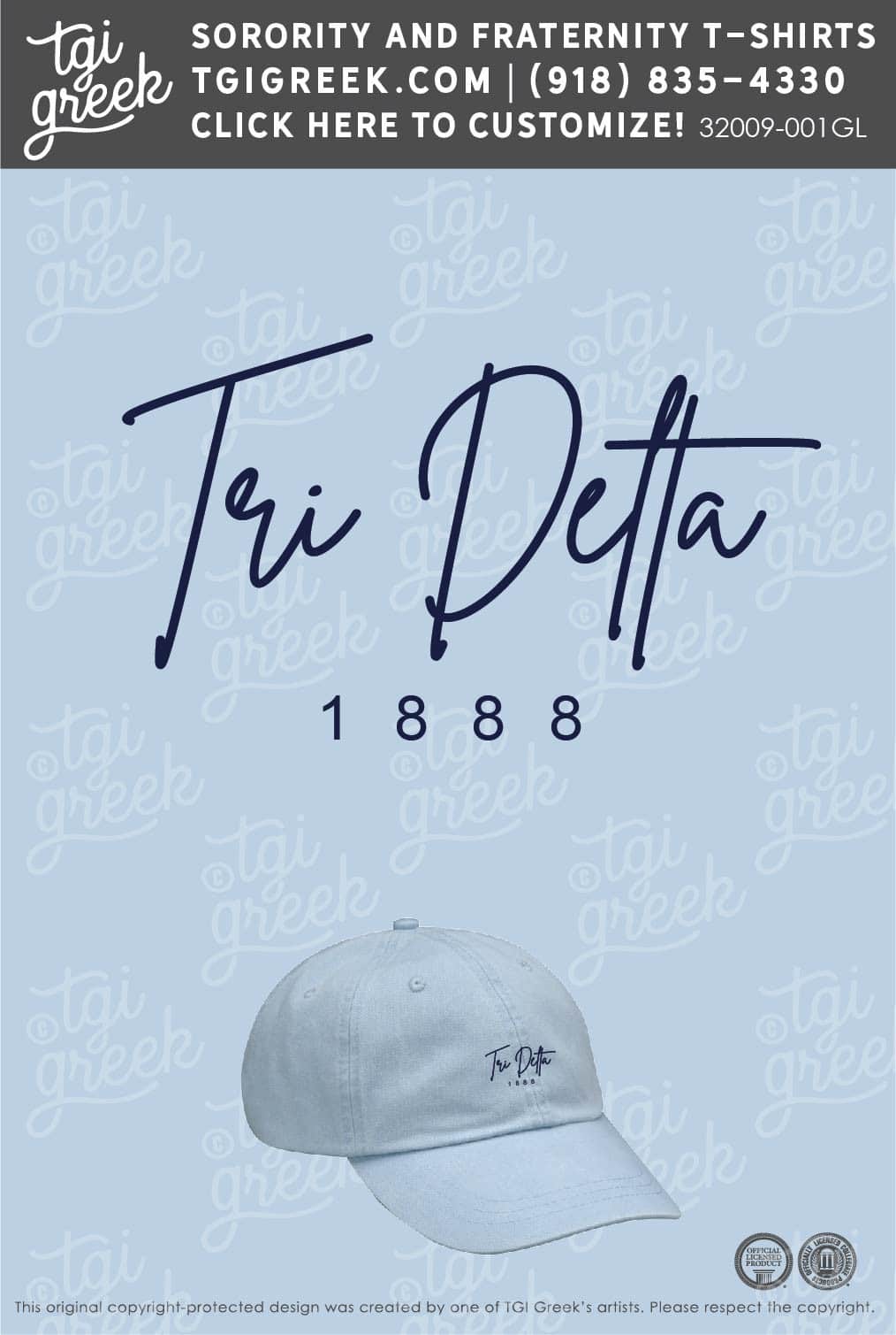 Delta Delta Delta – Hat