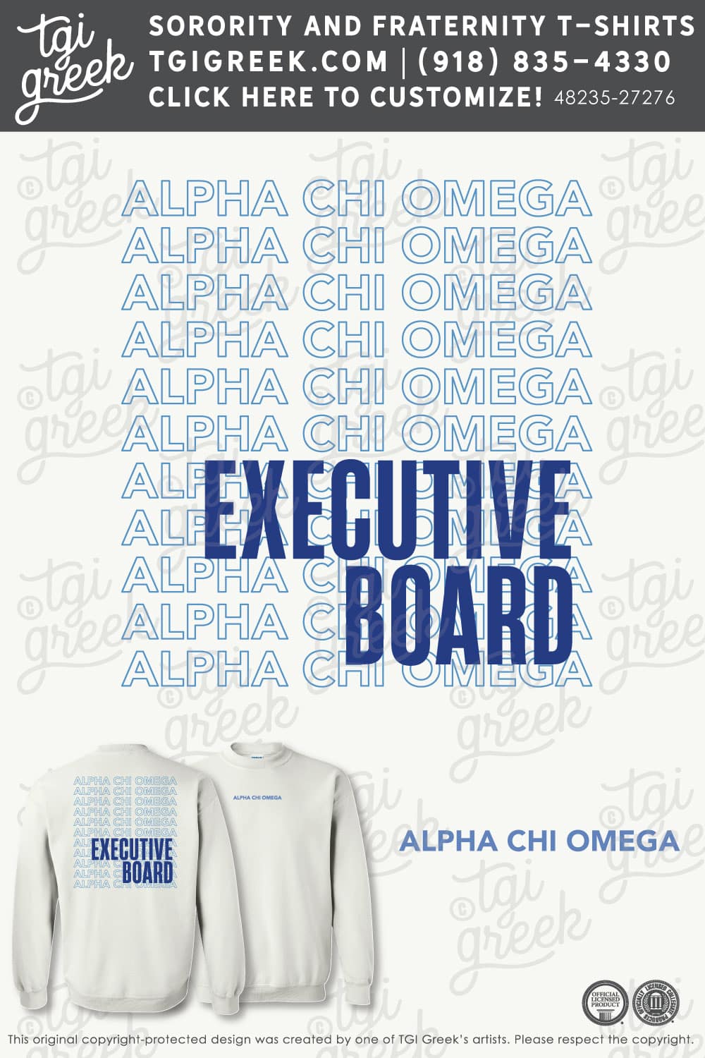 Alpha Chi Omega – MIZZ Exec Sweatshirt