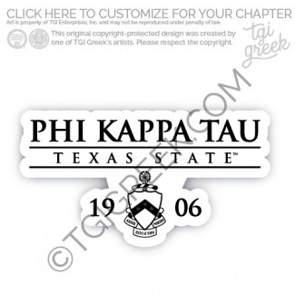 Phi Kappa Tau – TSU free Sticker