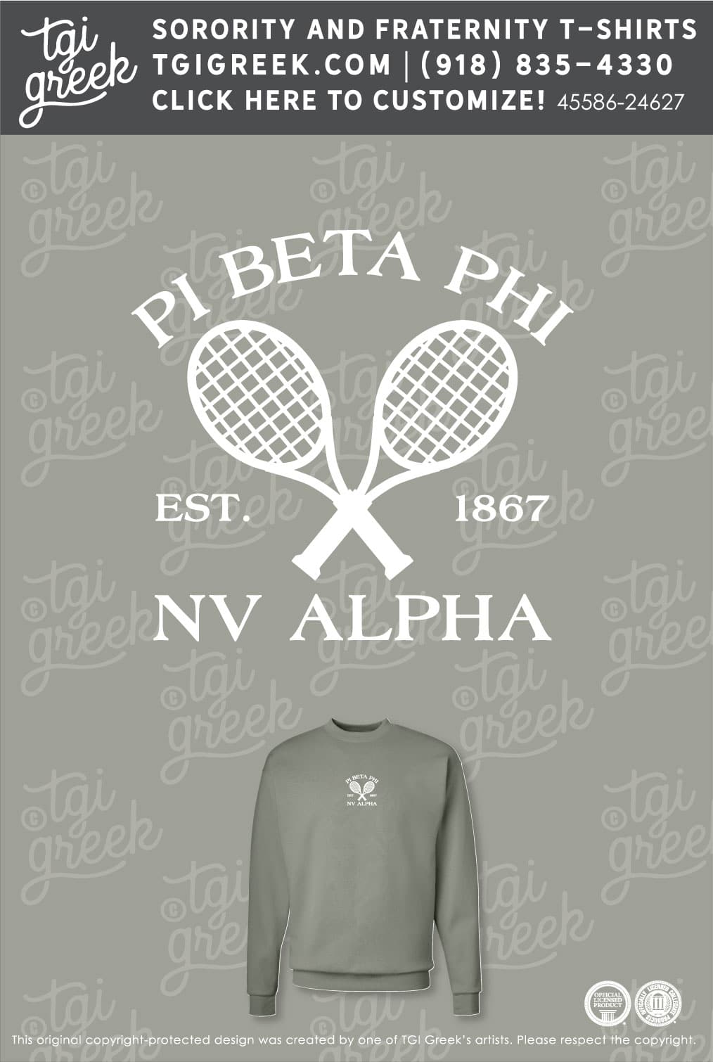 Pi Beta Phi – UNR PR Crewneck