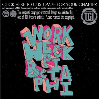 TGI-Pi Beta Phi Work Week