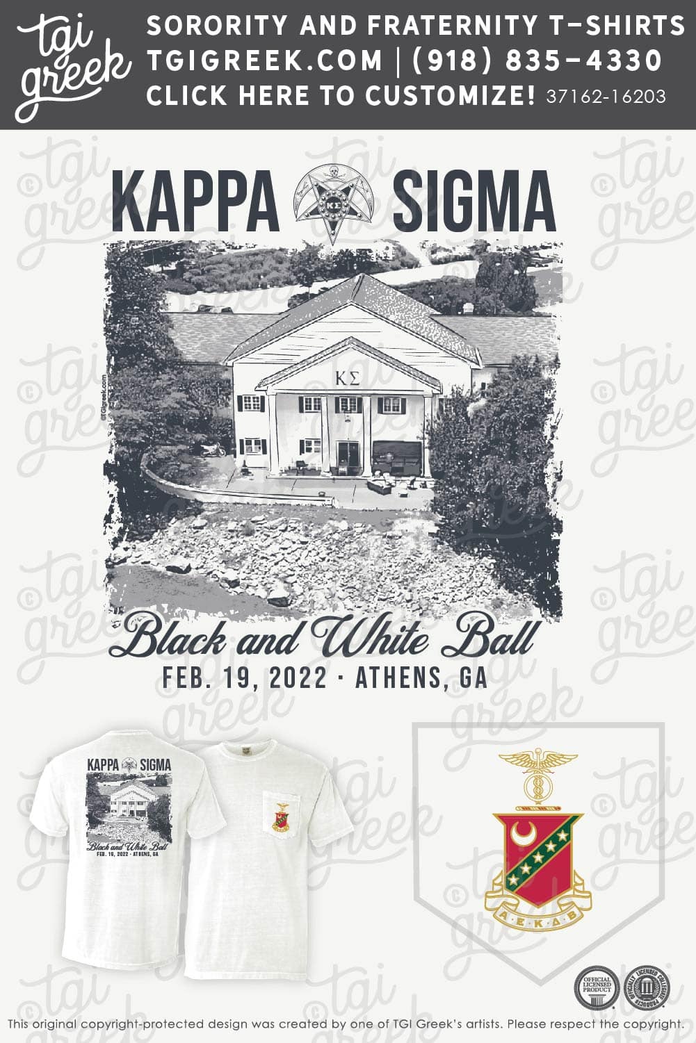 Kappa Sigma – UGA Black and White BallI