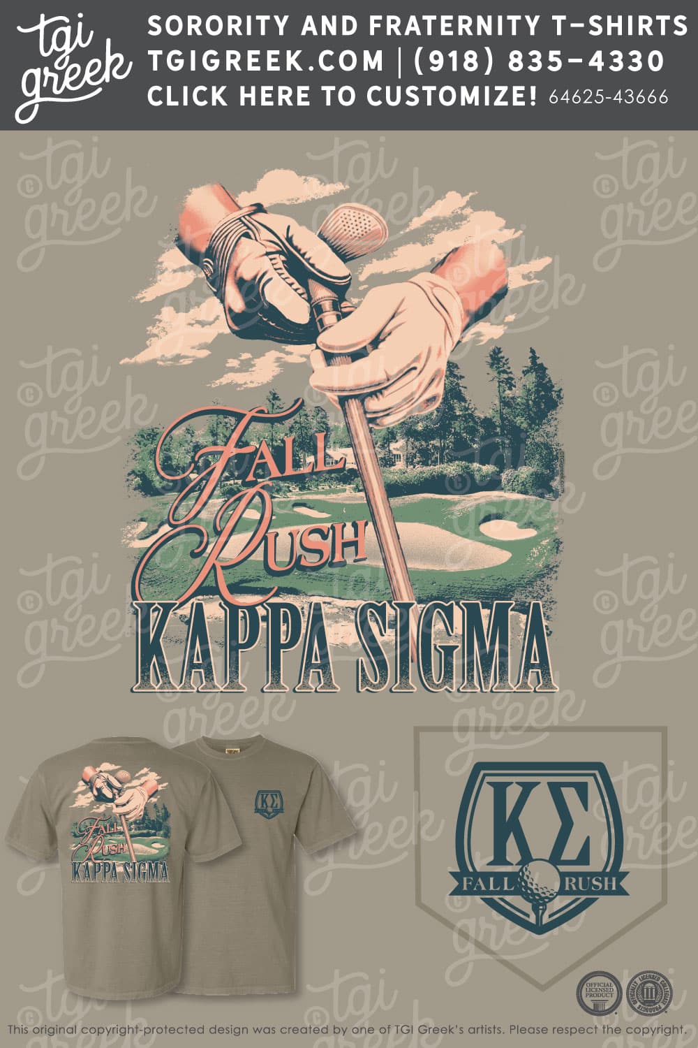 TGI – Kappa Sigma Golf Gloves