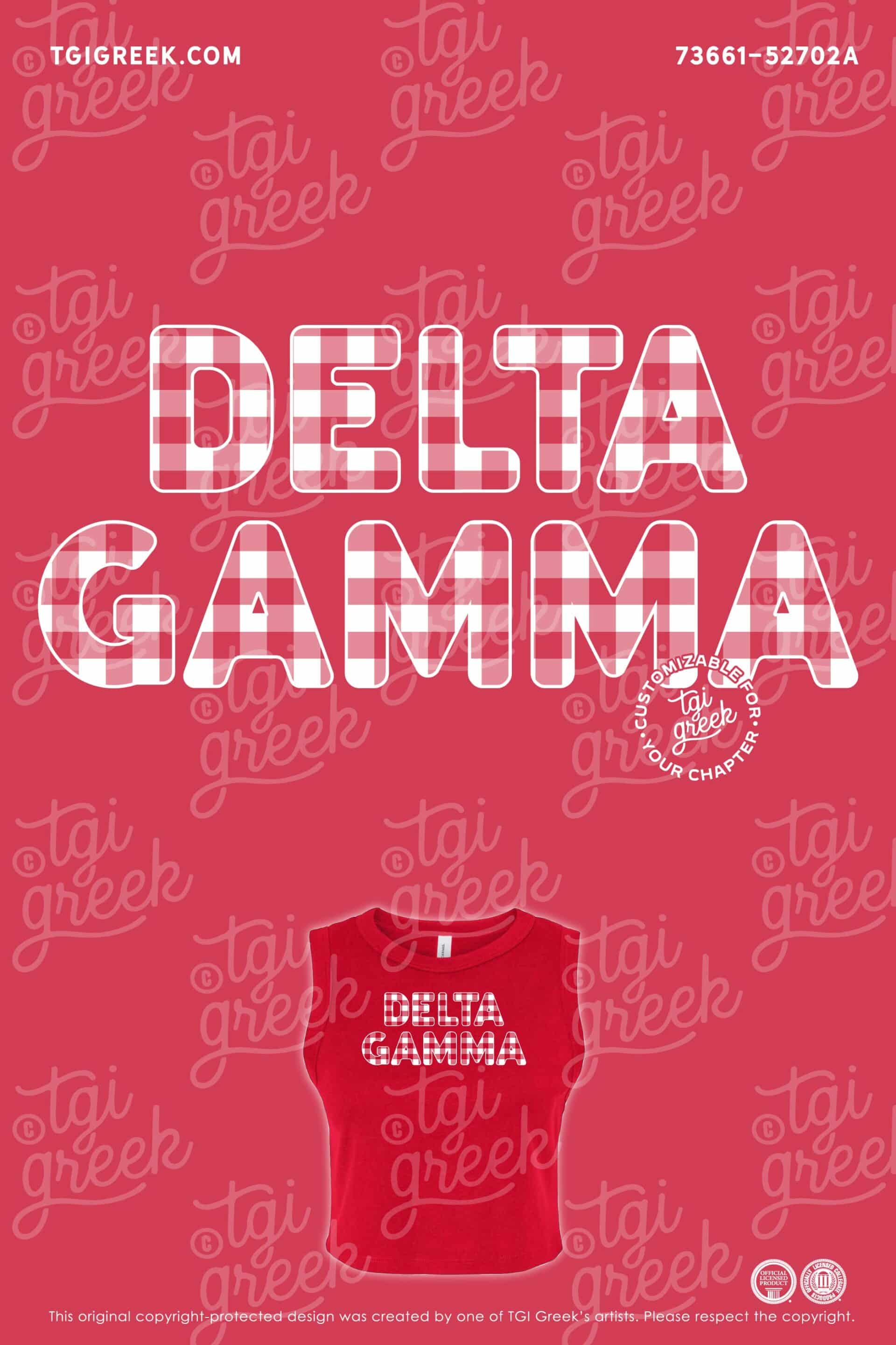 Delta Gamma – KU Bid Day Muscle Tank