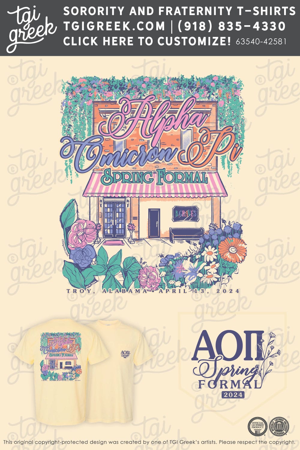 Alpha Omega Pi – TROY Spring Formal