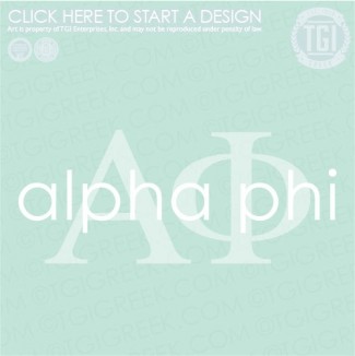 Alpha Phi-OU Conference Shirt