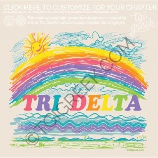Delta Delta Delta – OU rainbow PR