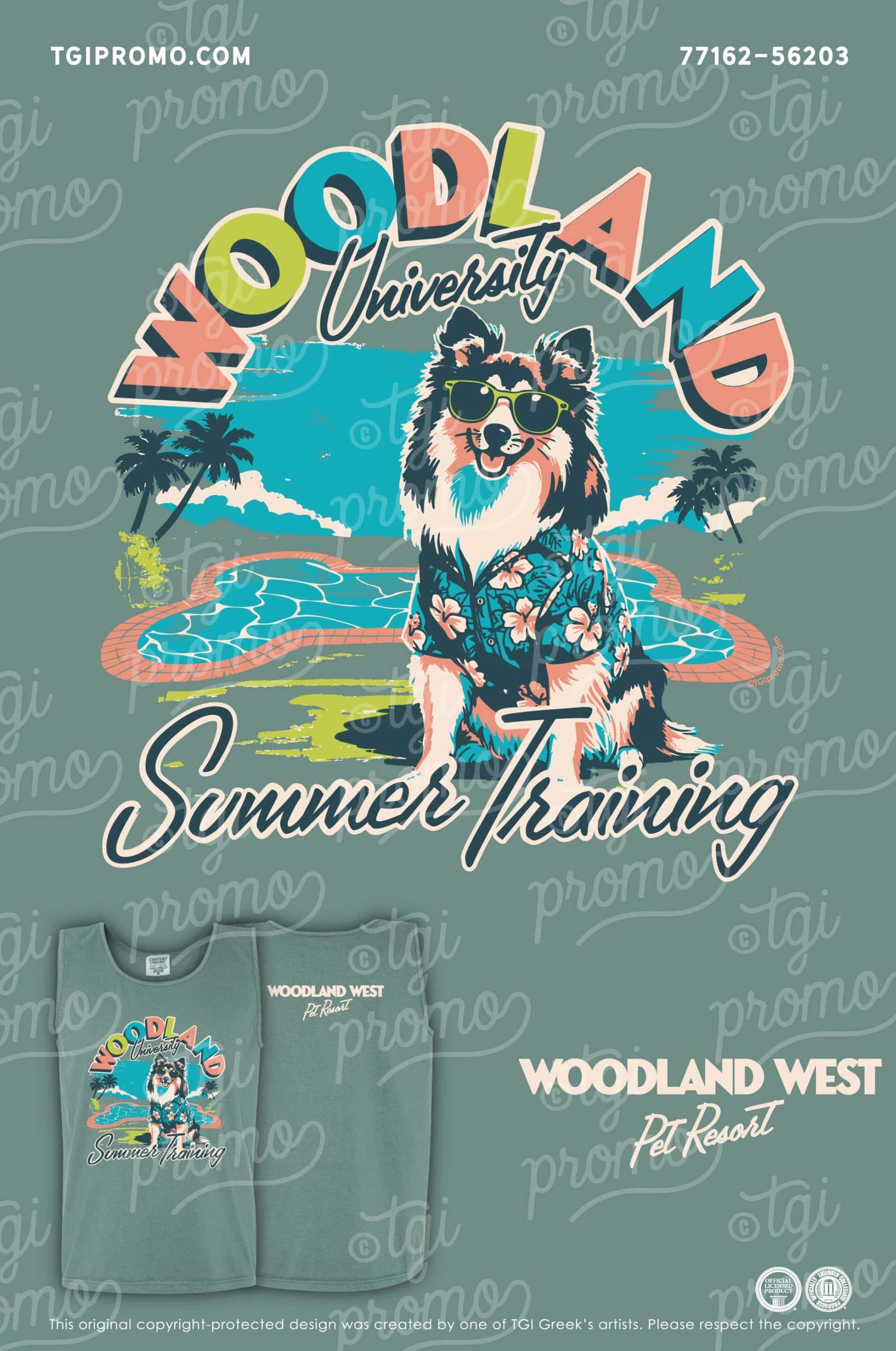 Woodland West Pet Resort – Summer Tank