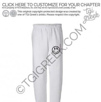 TGI – Alpha Chi Omega Psychodelic PR Smiley Face Joggers