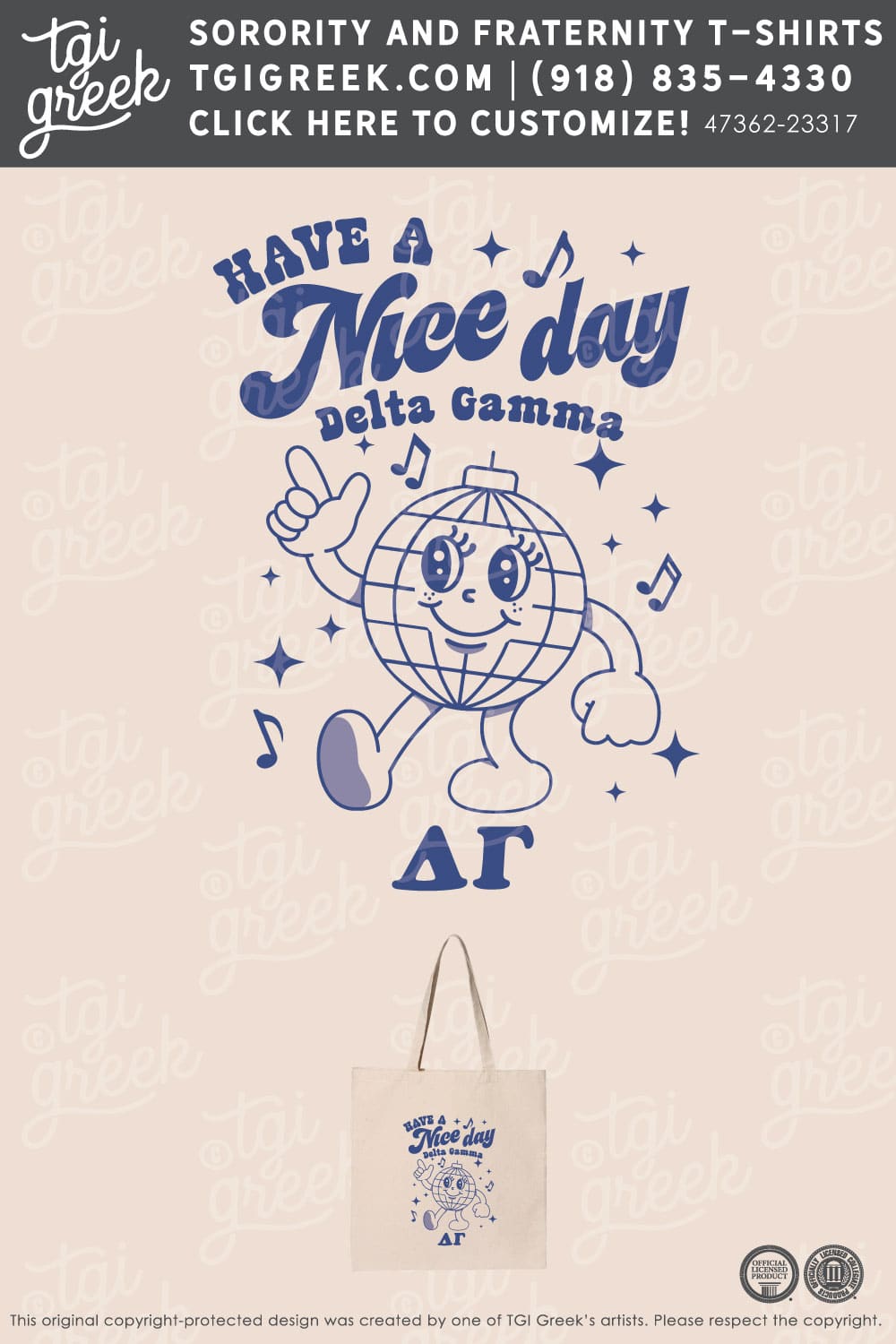 Delta Gamma – GCSU PR Totes