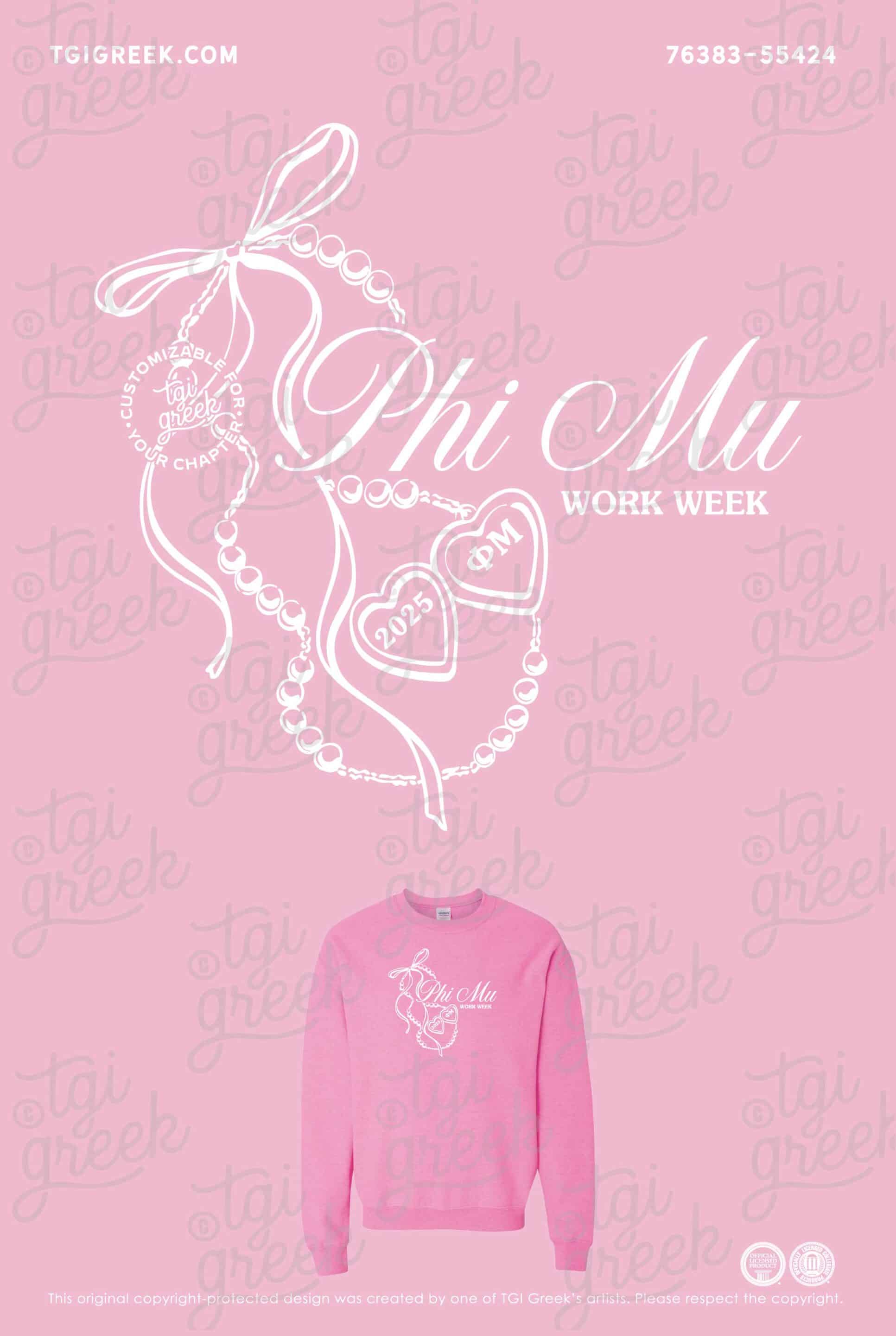 Phi Mu – PR Crewneck