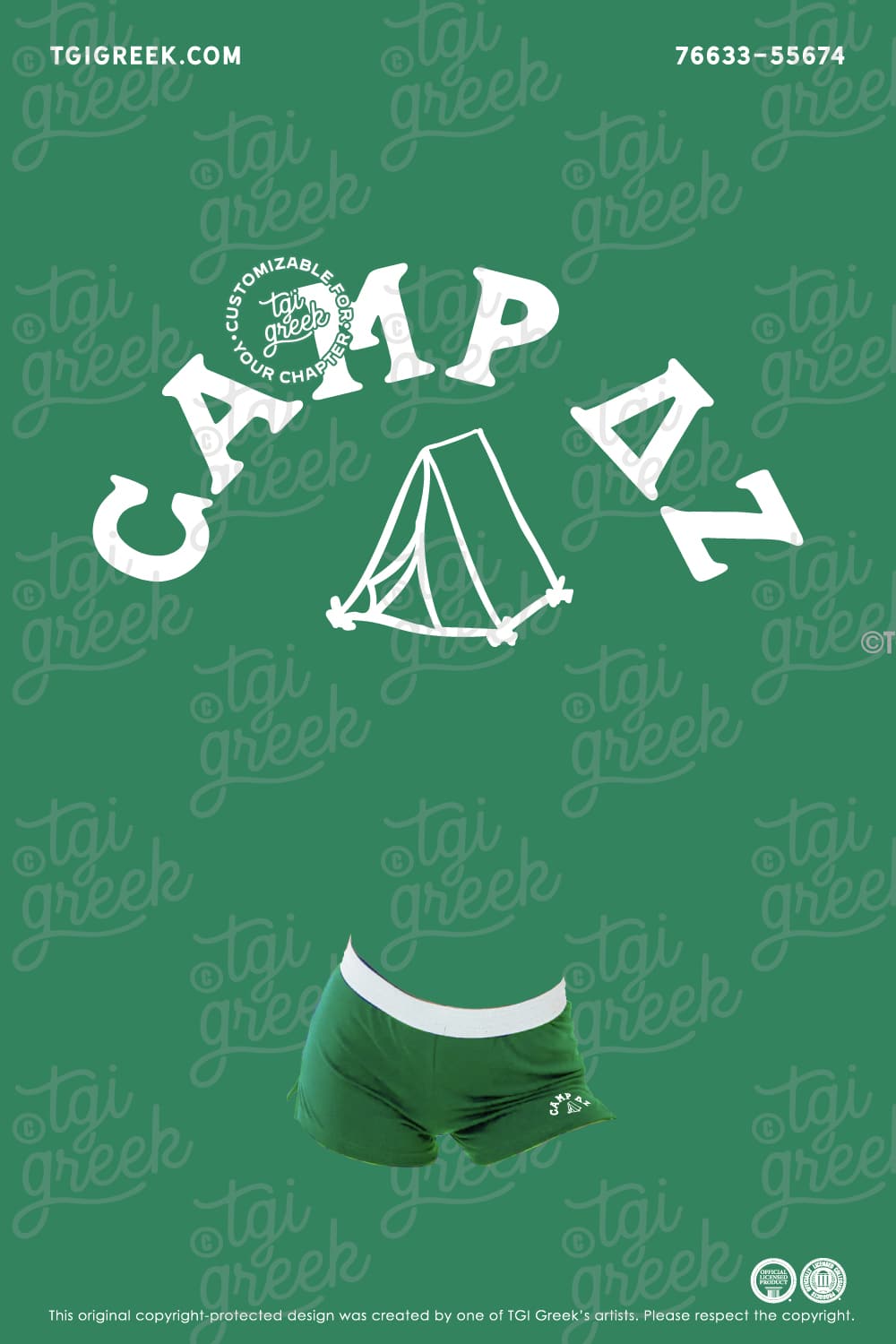 Delta Zeta – UWI Camp Shorts