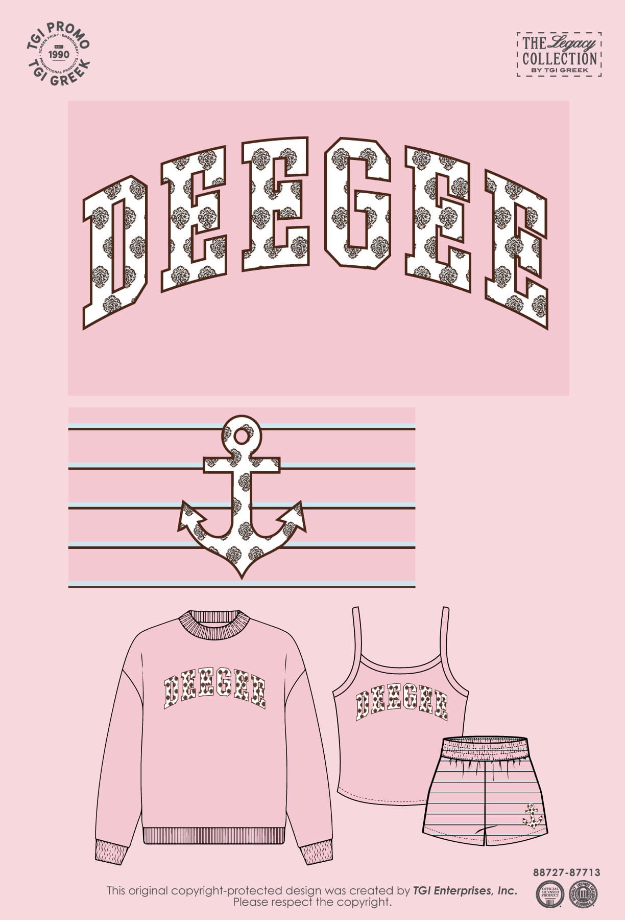 Delta Gamma – TGI Greek Pattern Set