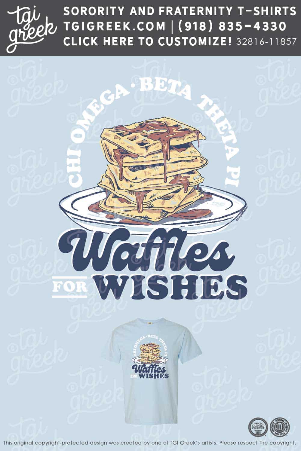 Chi Omega – KU Waffles For Wishes