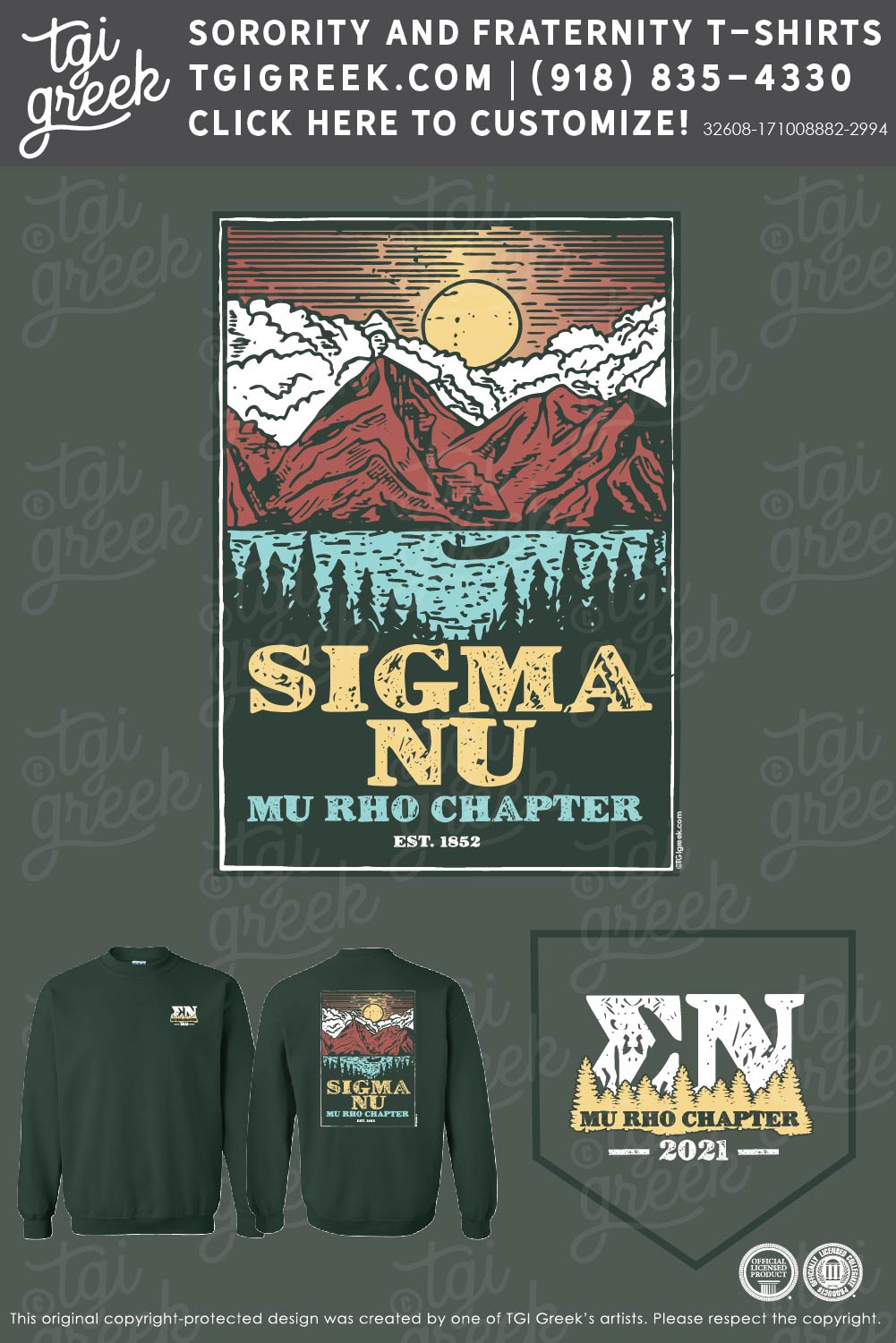 Sigma Nu – NWST PR Crewneck