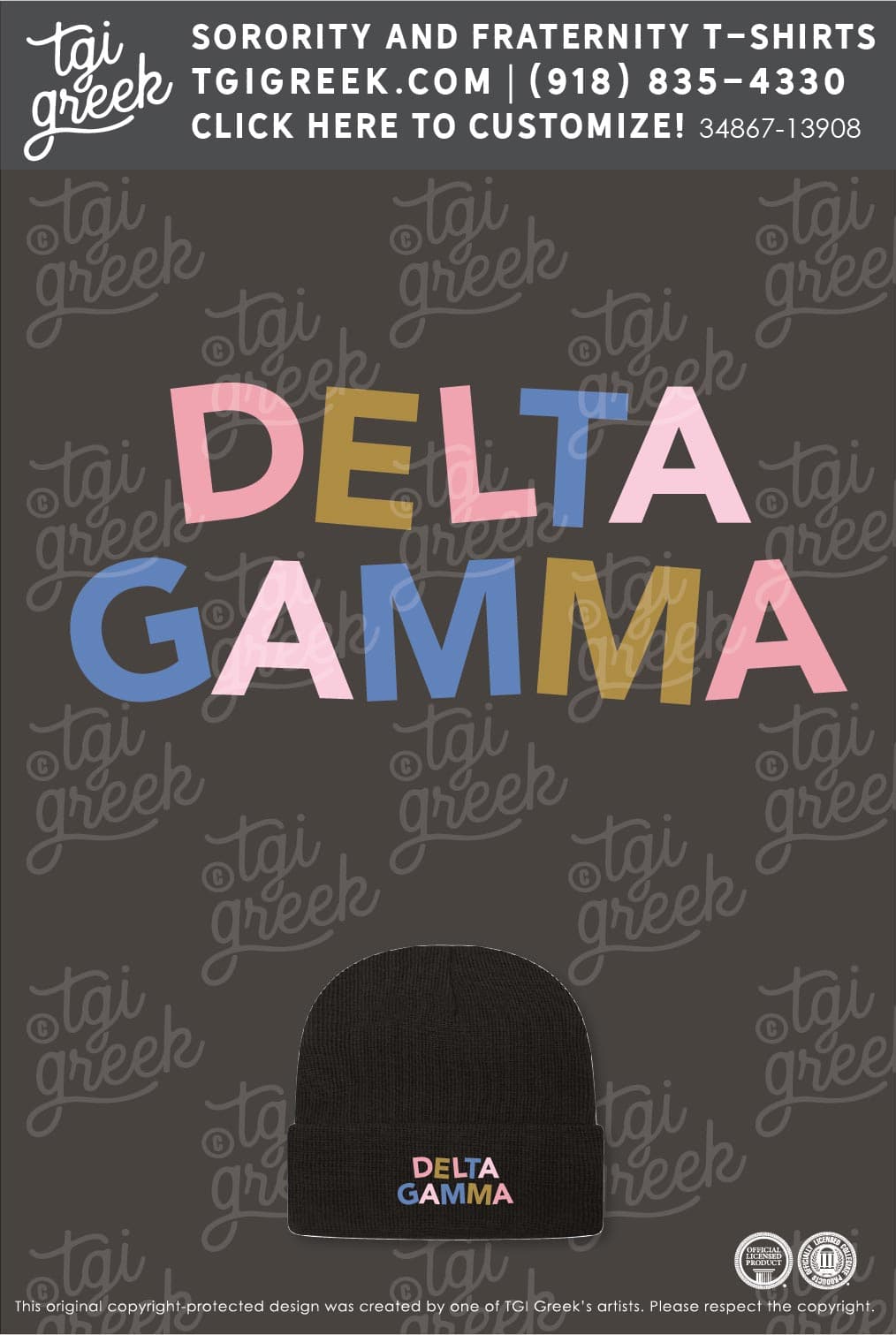 TGI – Delta Gamma Jan Live Sale