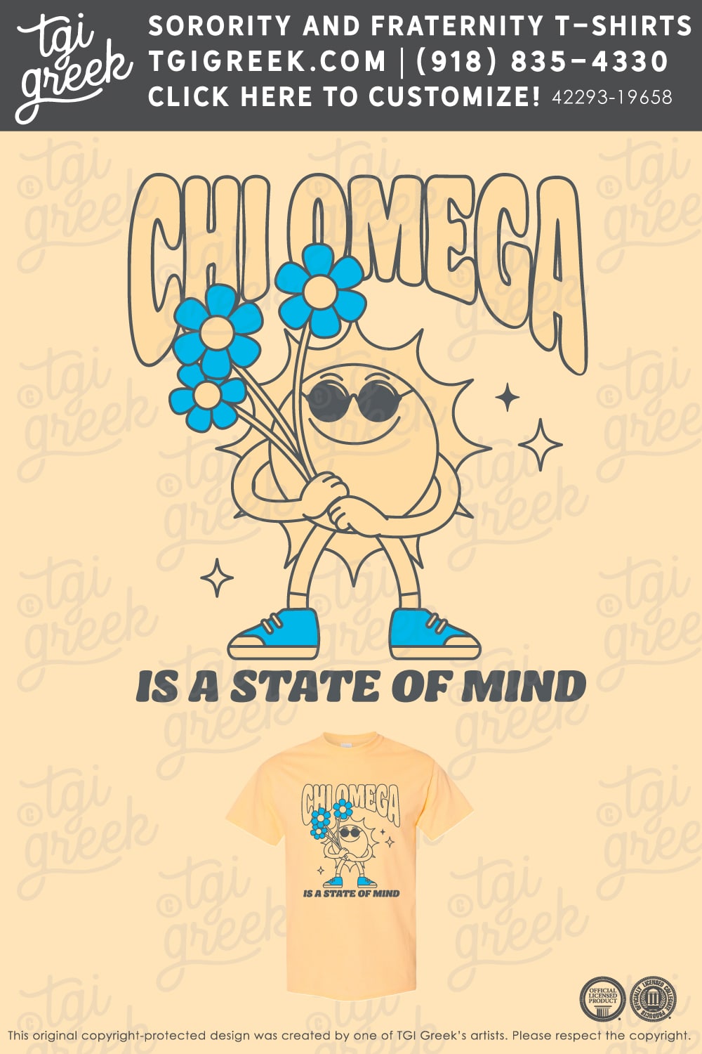 Chi Omega – MOSU Free Giveaway Shirt