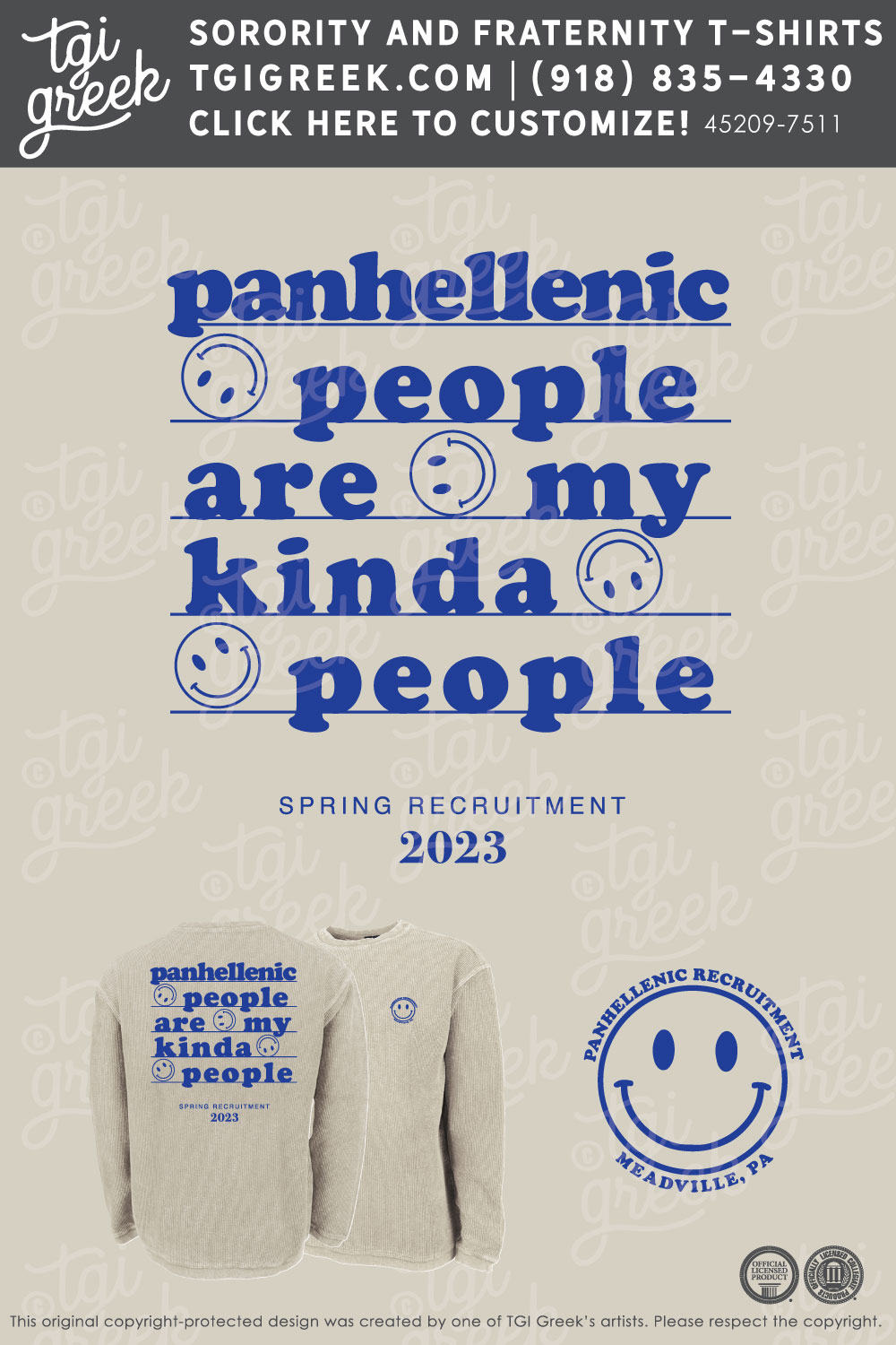 Panhellenic – ALL Recruitment Smiley Quote