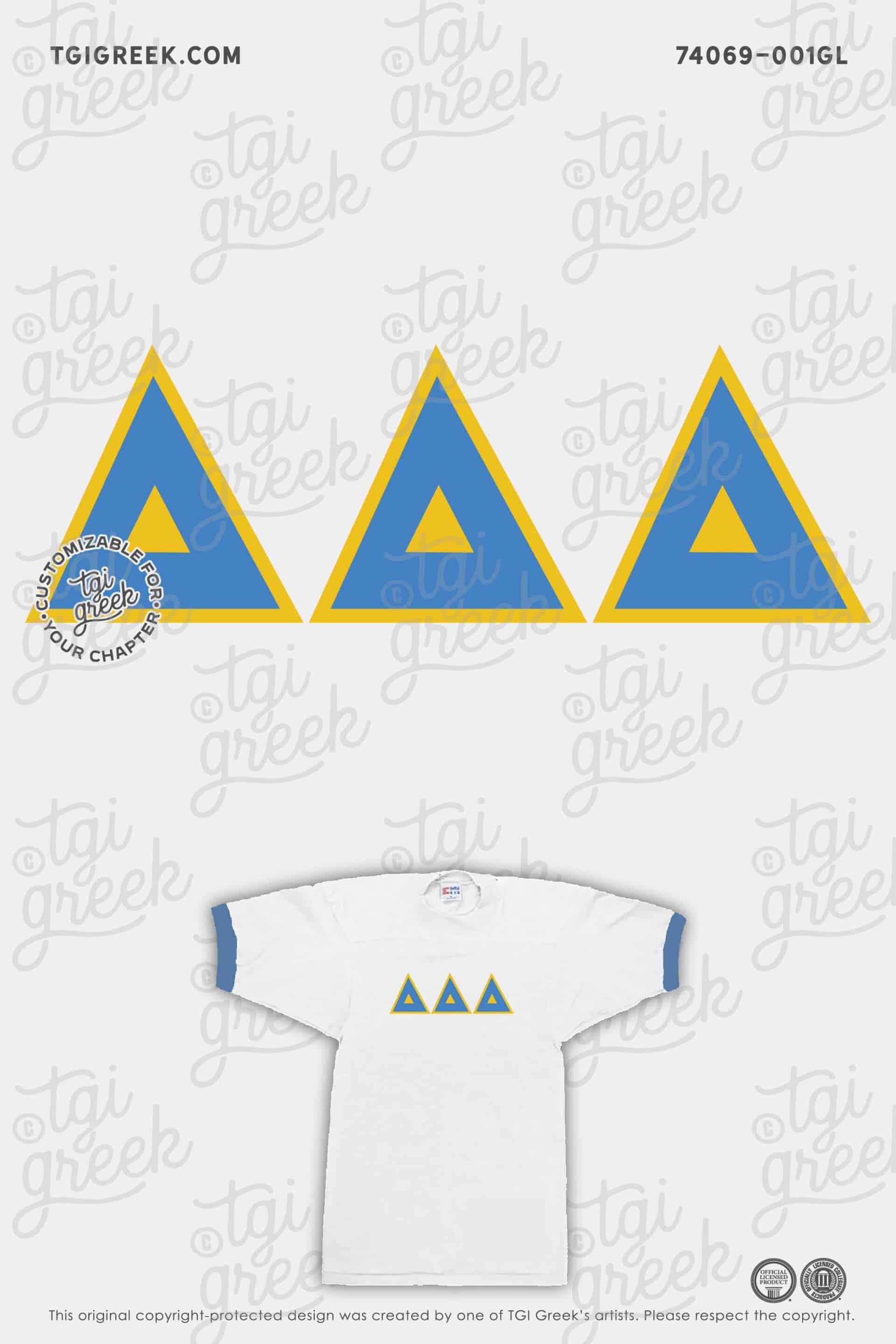 TGI – Delta Delta Delta Applique Jersey