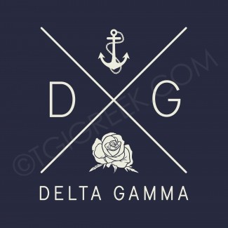 Delta Gamma-UA Anchor and Rose