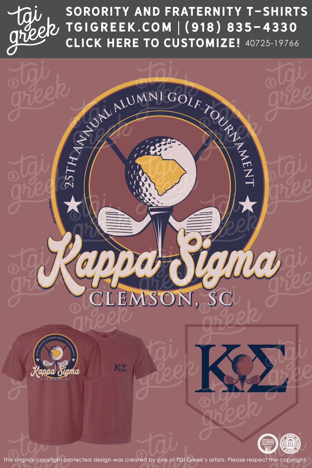 Kappa Sigma – CLEM Golf Tournament