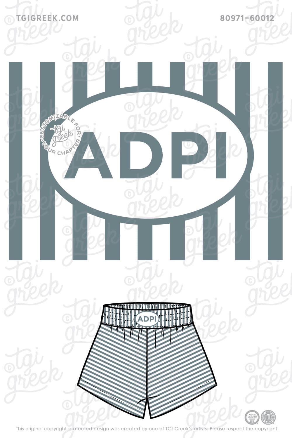Alpha Delta Pi – LSU Shorts Set