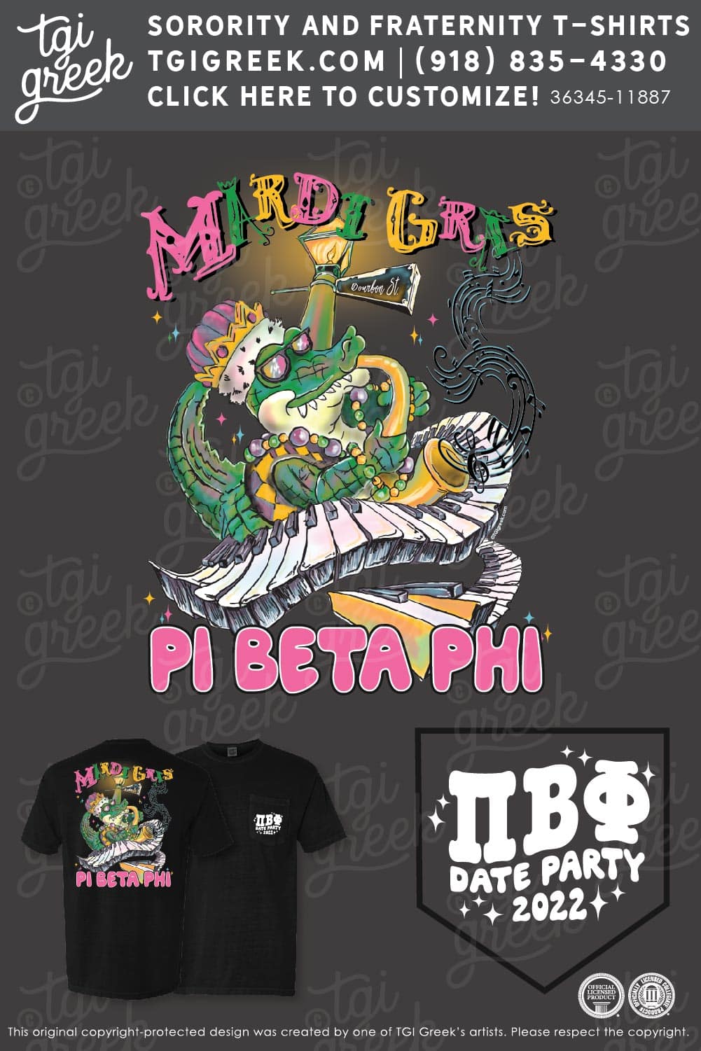 Pi Beta Phi – OU Mardi Gras Date Party